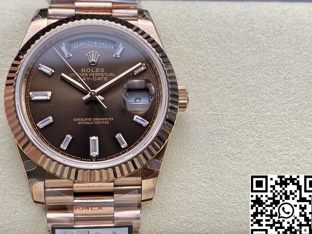 Factory Dial v5 Rolex Chocalate Steel M228235-0003 Date Tungsten QF Day 1028